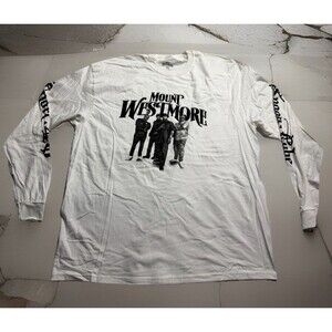 Mount Westmore Snoop Cube Short 40 LS White Shirt Sz 2XL Rap Hip Hop